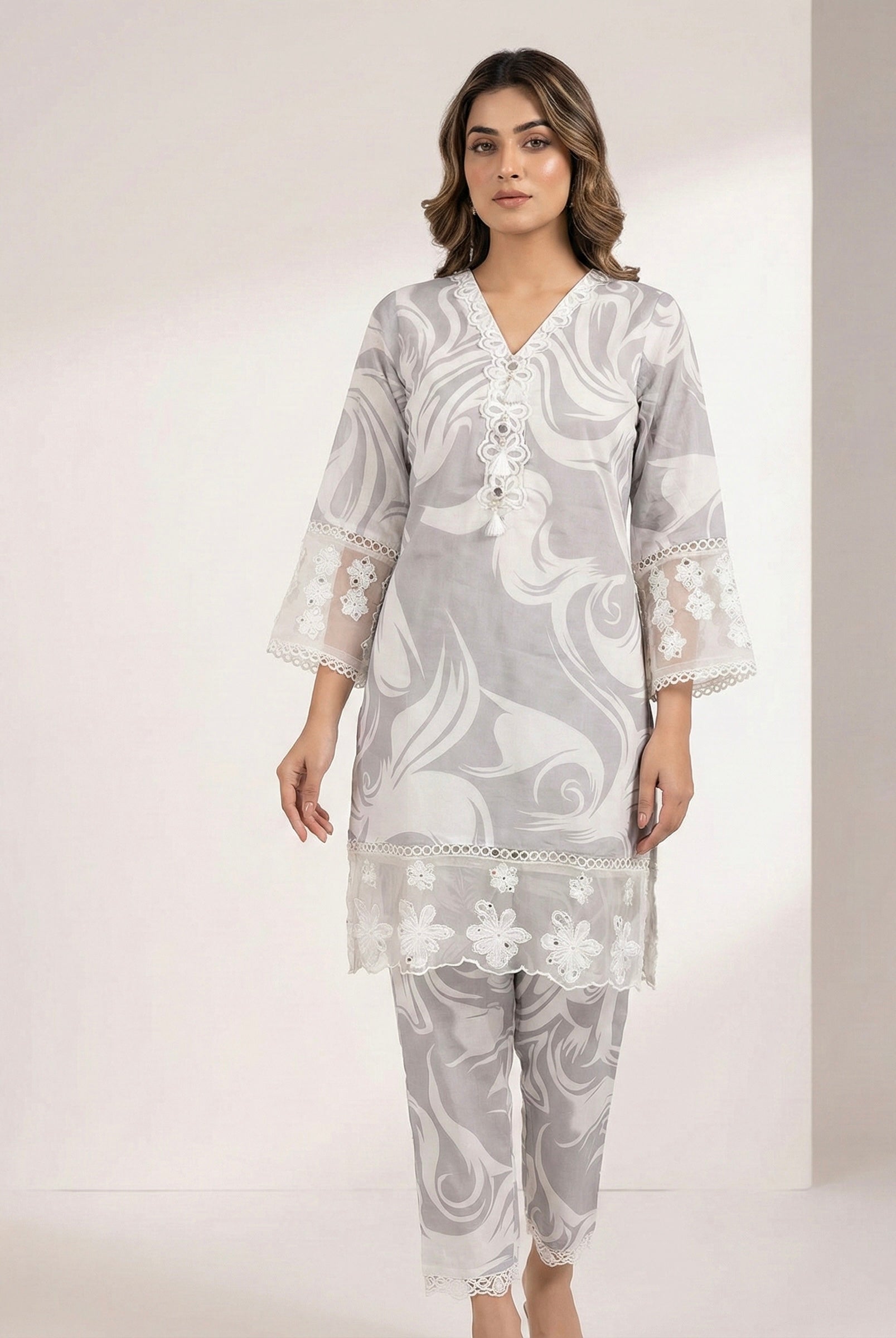 Moonwash Cotton Silk Co-ord Set