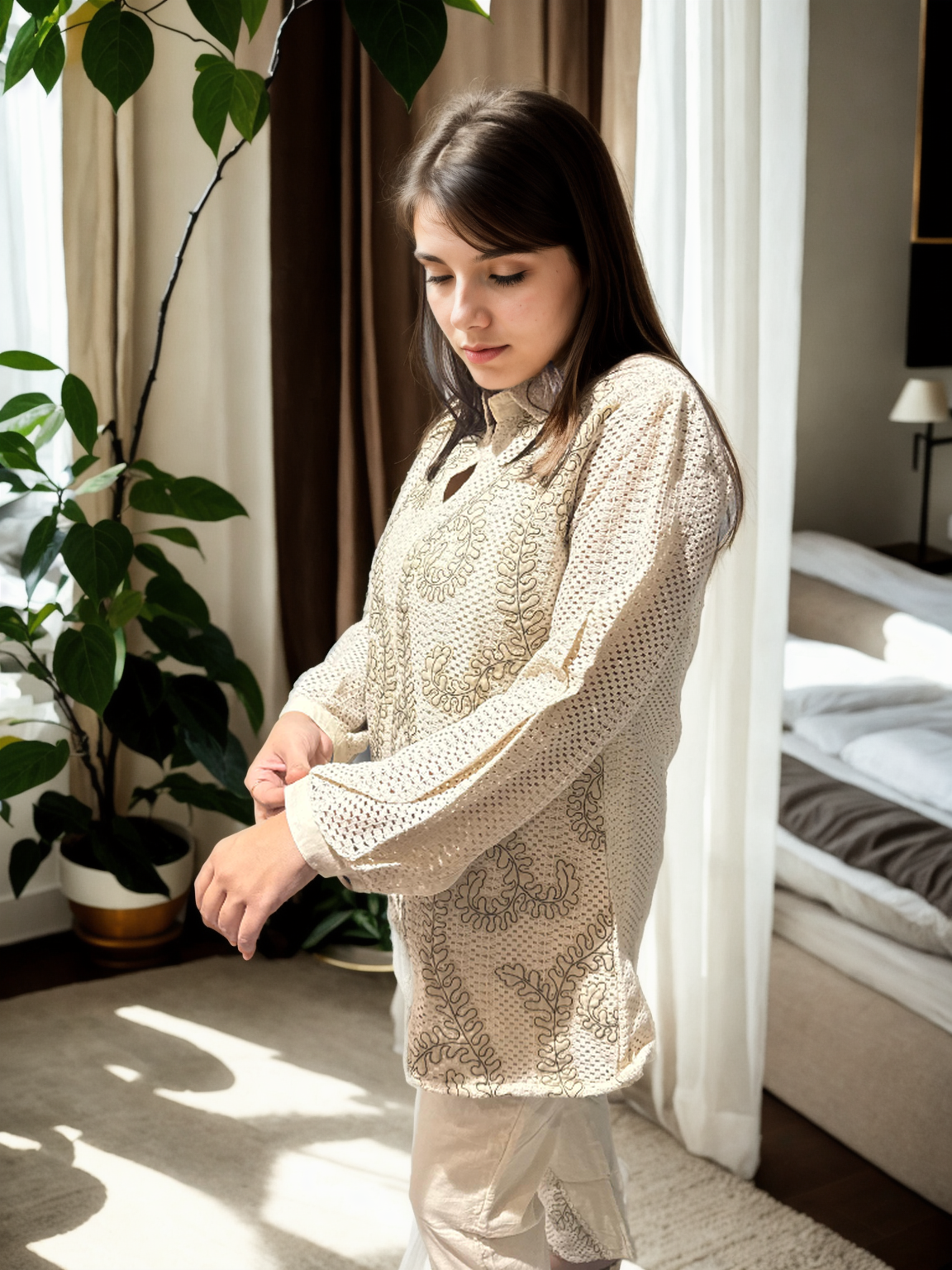 Handcrafted Khadi Cotton Suit Set | Raw Edit | Signature Collection