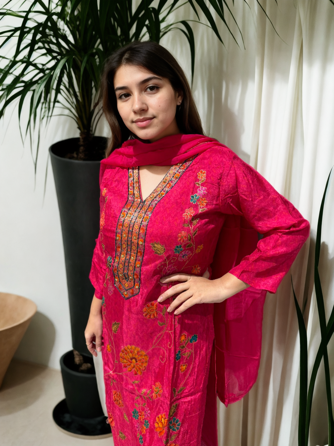 Gulabgarh Embroidered Silk Suit Set | Signature Collection