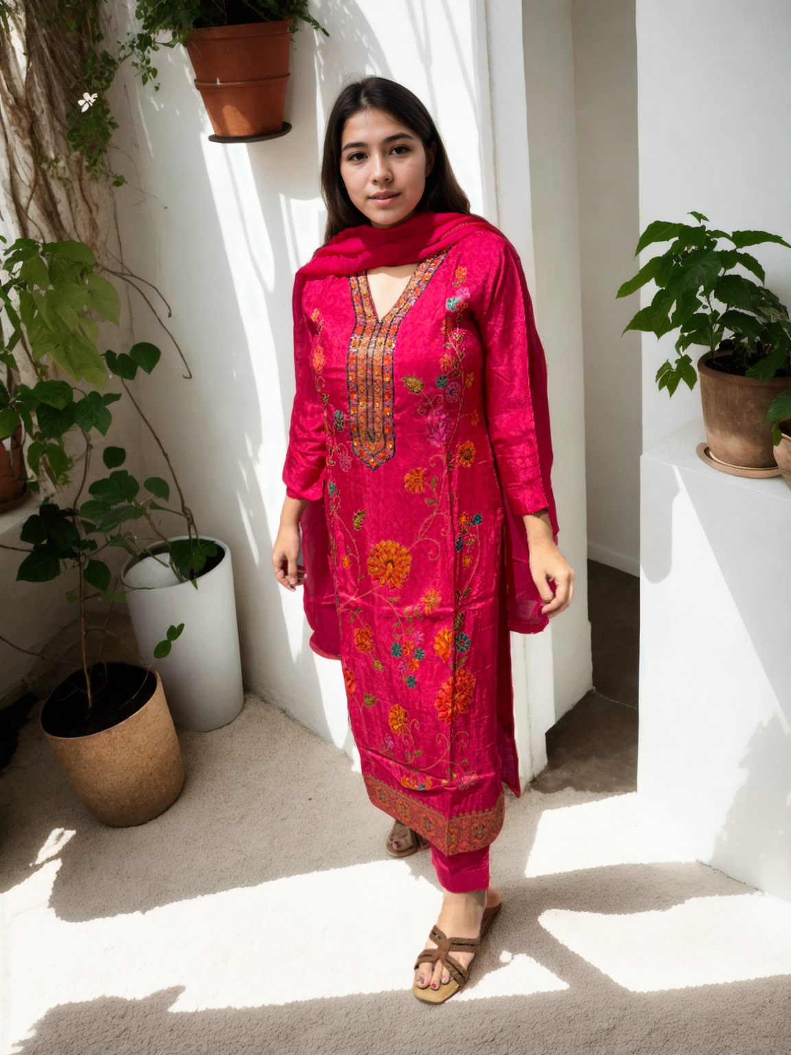 Gulabgarh Embroidered Silk Suit Set | Signature Collection