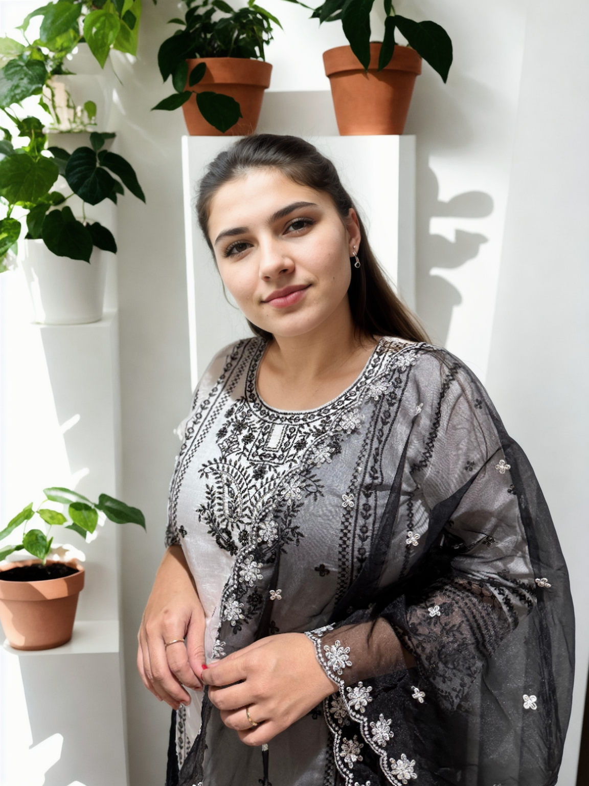 Kohinoor Black & White Suit π