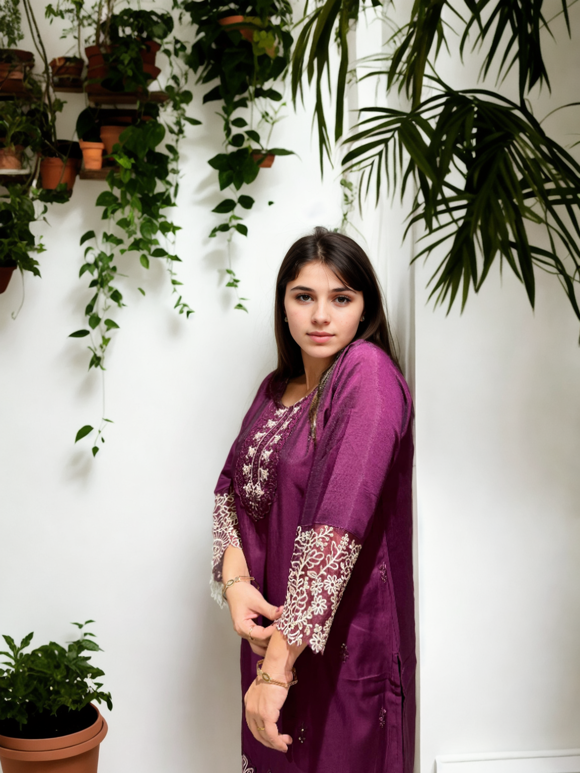 Embroidered Roman Silk Suit Set with Organza Sleeves & Cotton Naznin Dupatta – Signature Edition (5 Colors)