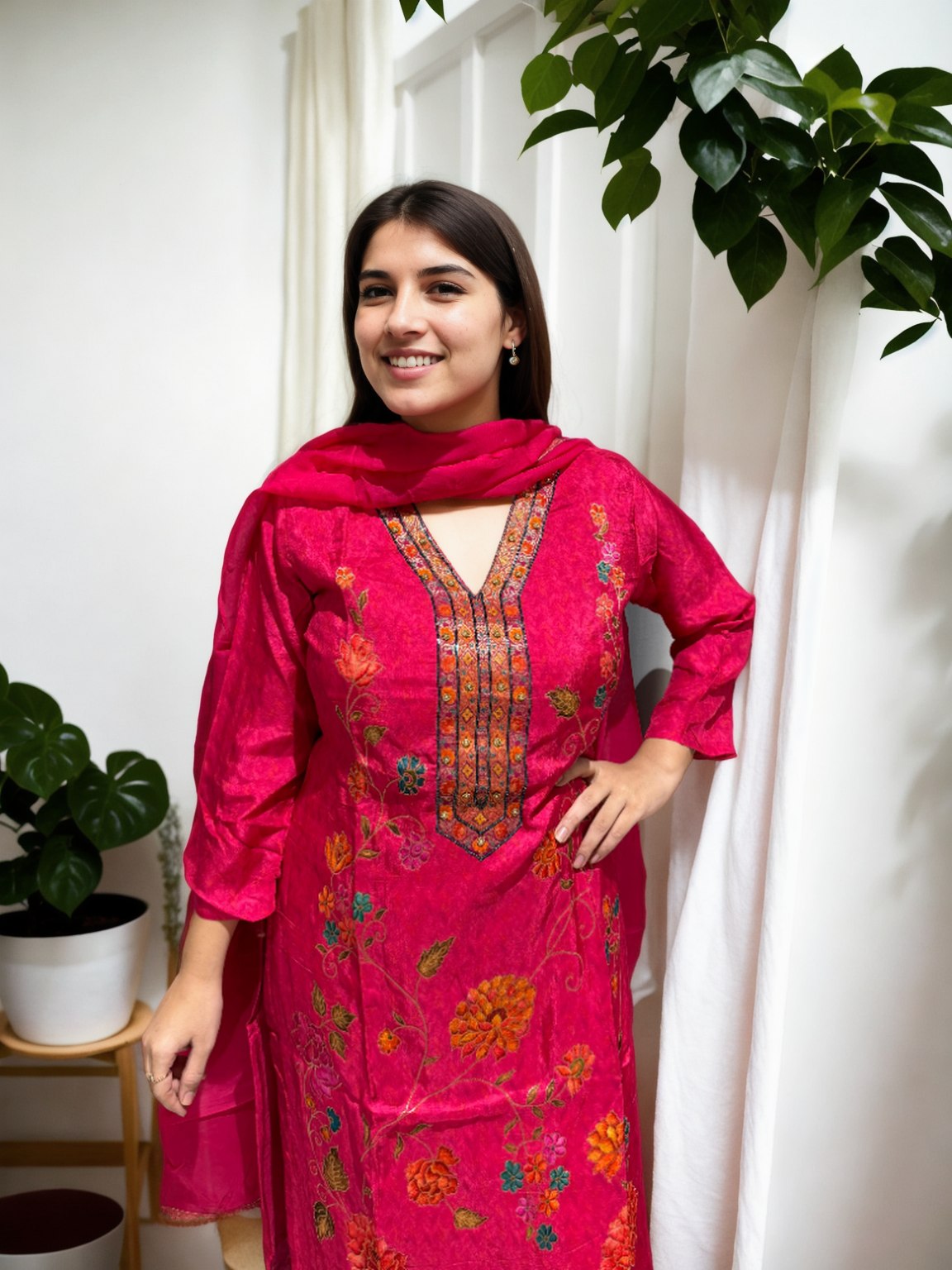 Gulabgarh Embroidered Silk Suit Set | Signature Collection