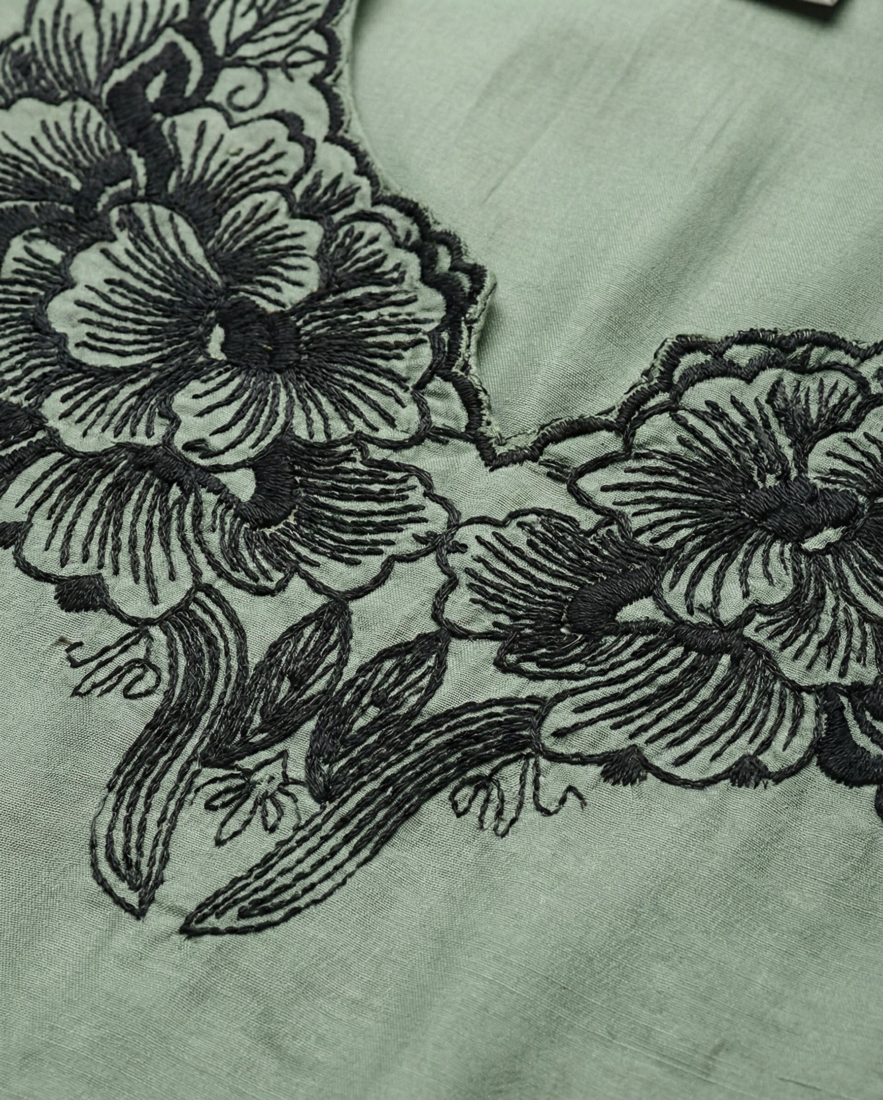 Elegant Floral Embroidered Coord Set