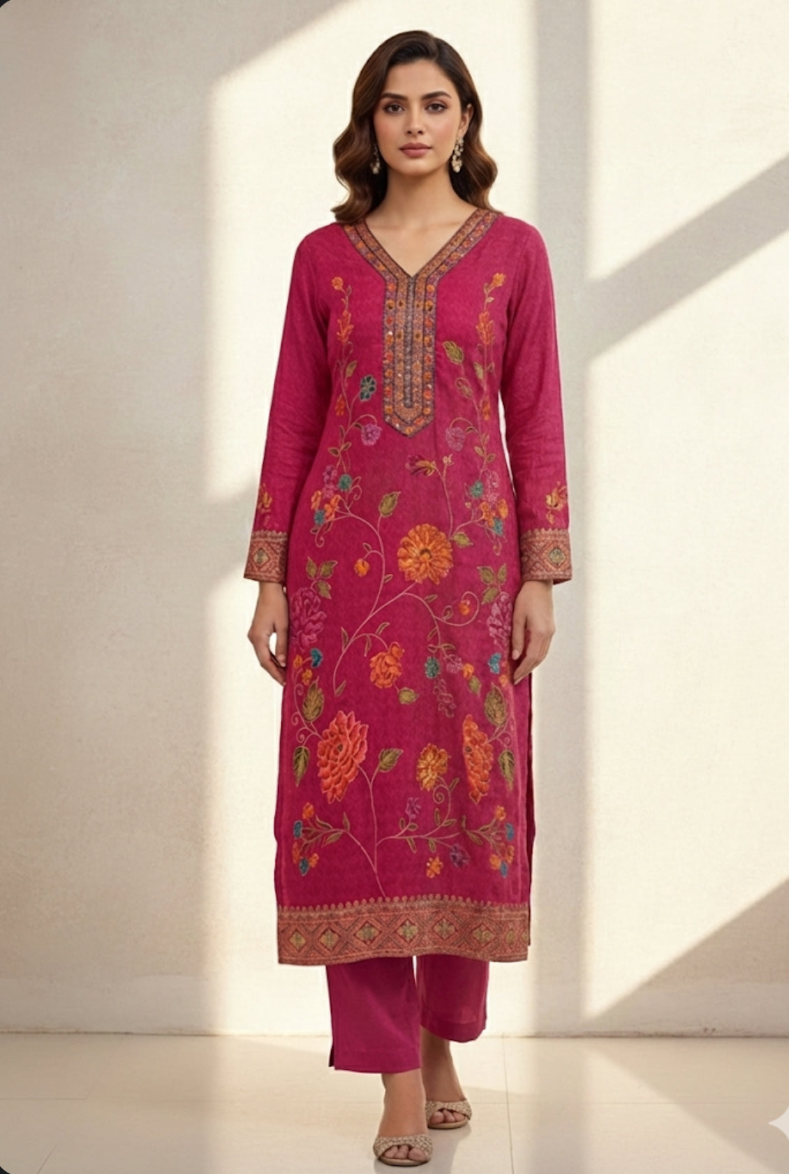 Gulabgarh Embroidered Silk Suit Set | Signature Collection