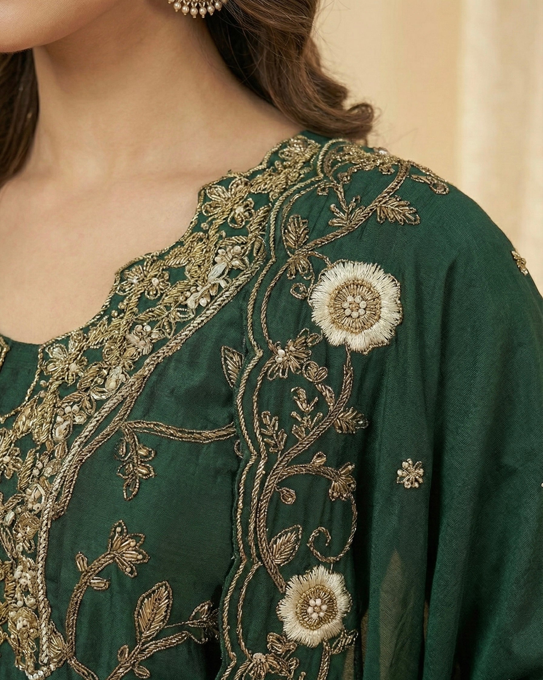 Regal Charm Straight Suit Set with Dupatta