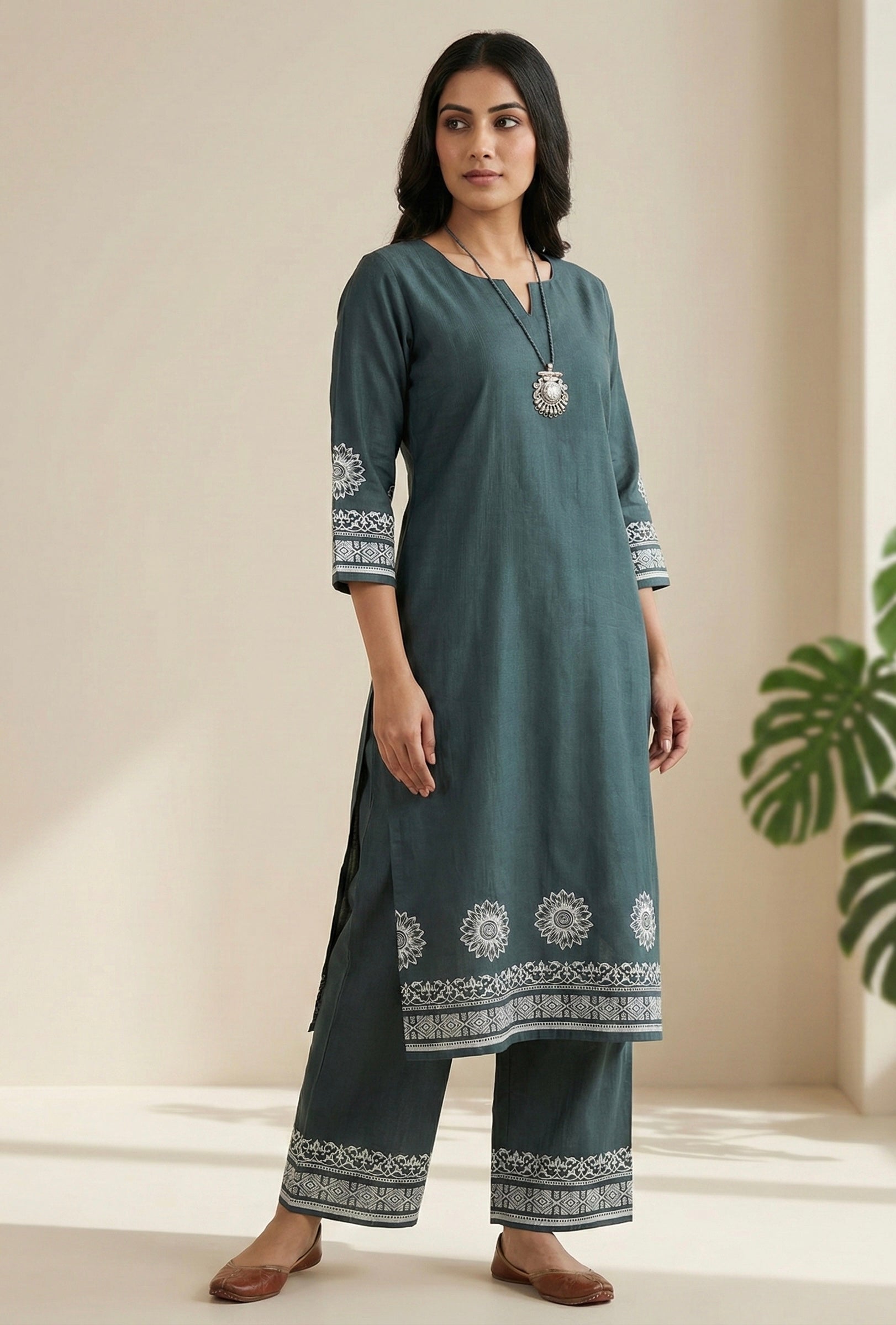Cotton Silk Kurta Sets + Free Oxidized Accessory โ Festive Deal!