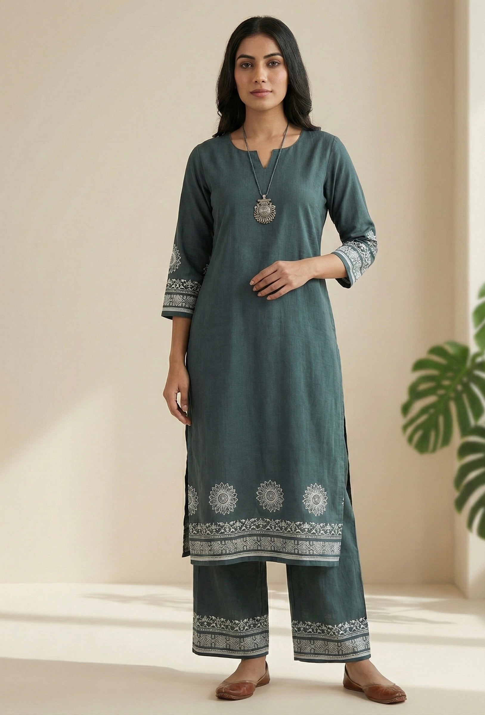 Cotton Silk Kurta Sets + Free Oxidized Accessory โ Festive Deal!