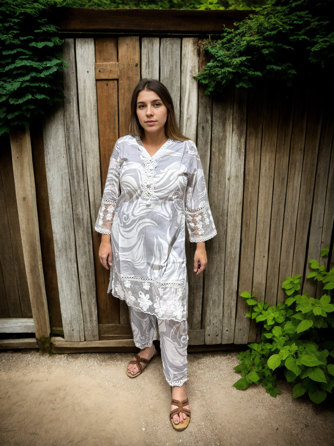 Moonwash Cotton Silk Co-ord Set