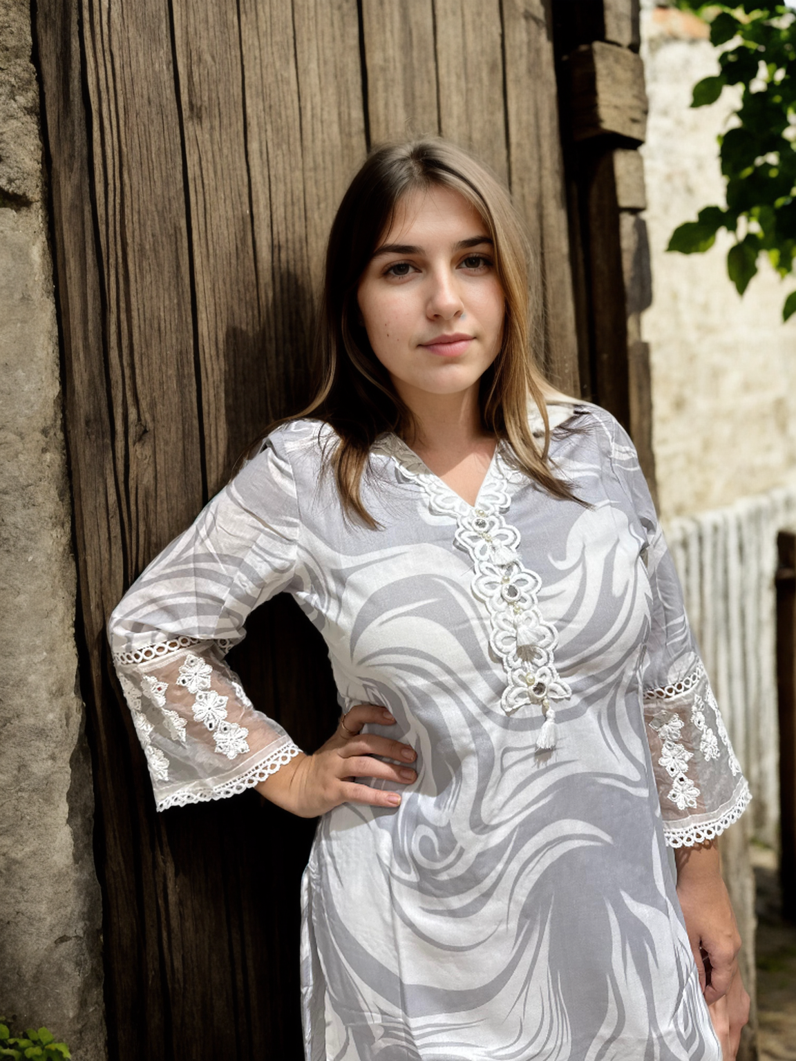 Moonwash Cotton Silk Co-ord Set