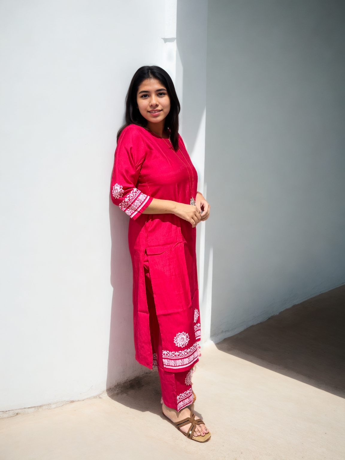 Cotton Silk Kurta Sets + Free Oxidized Accessory – Festive Deal!
