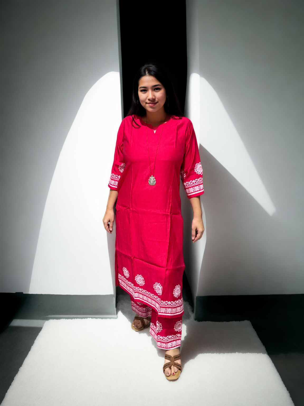 Cotton Silk Kurta Sets + Free Oxidized Accessory – Festive Deal!
