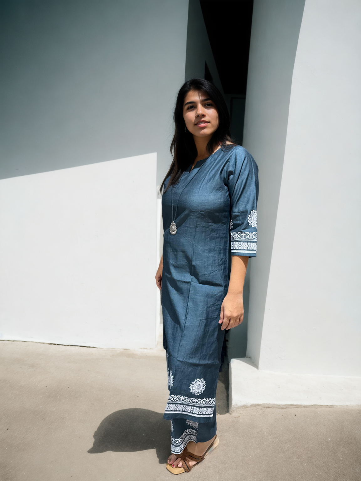 Cotton Silk Kurta Sets + Free Oxidized Accessory – Festive Deal!
