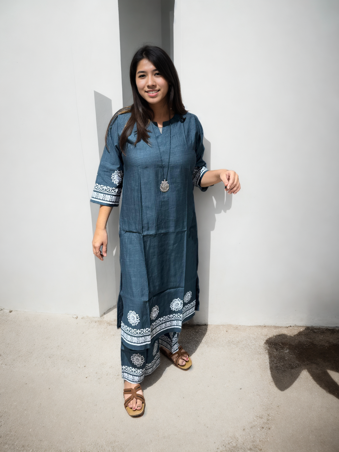 Cotton Silk Kurta Sets + Free Oxidized Accessory – Festive Deal!