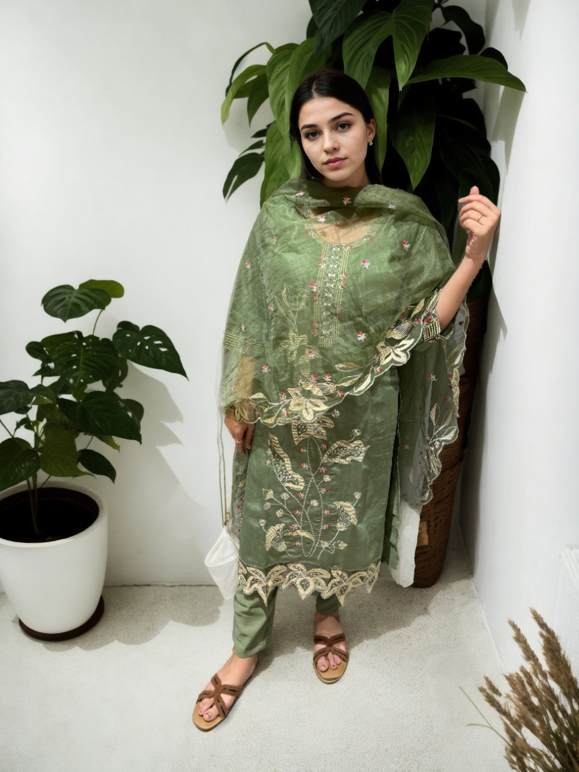 ✨ Noor-E-Nazaakat Embroidered Suit Set