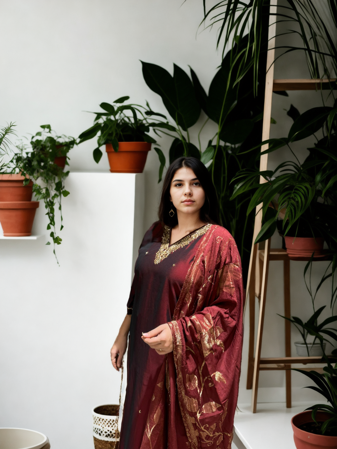 Rangila Silk Suit Set with Handwork & Muslin Dupatta (Latkan Detail) – M to XXL