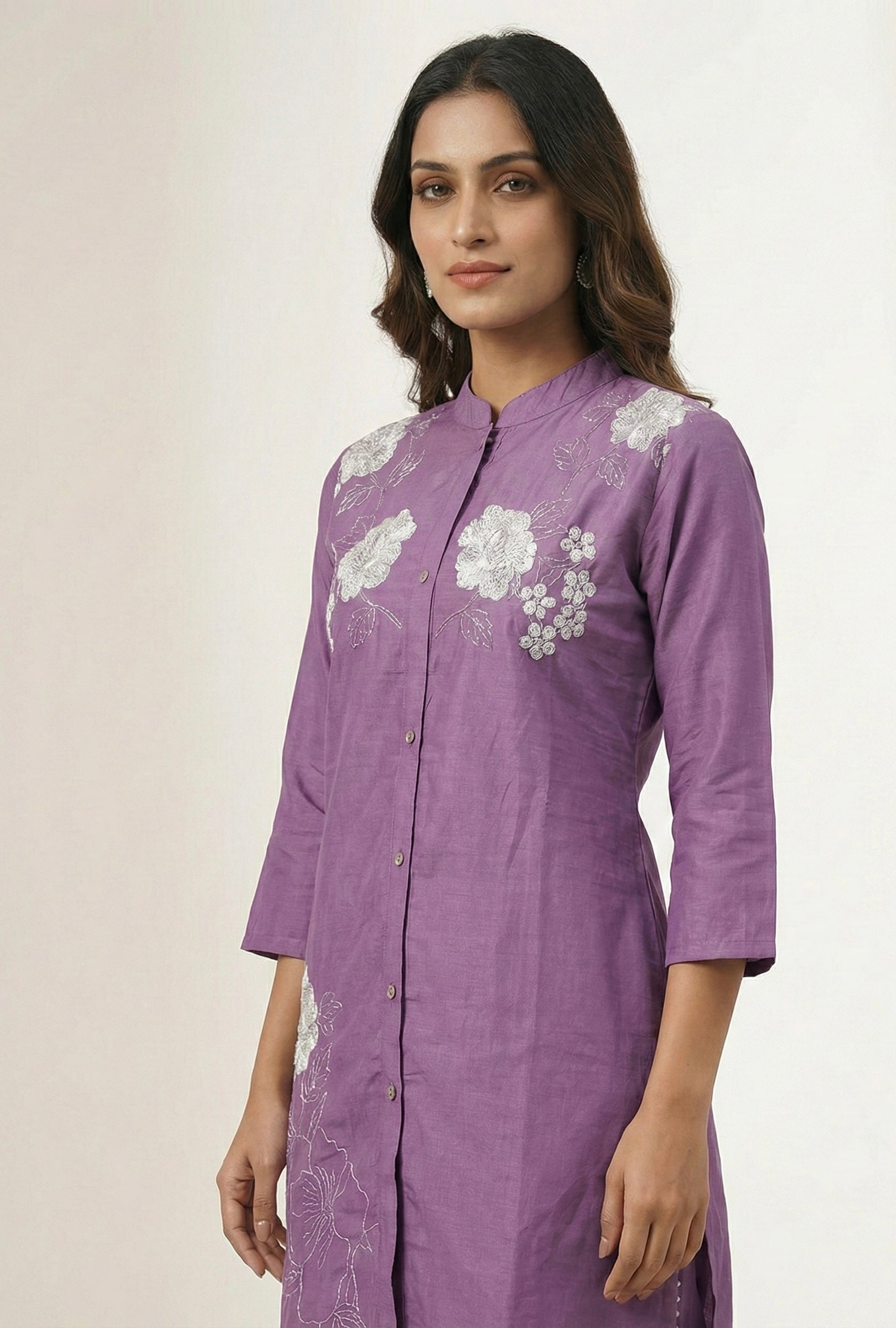 Golden & Emerald Bloom Embroidered Coord Sets