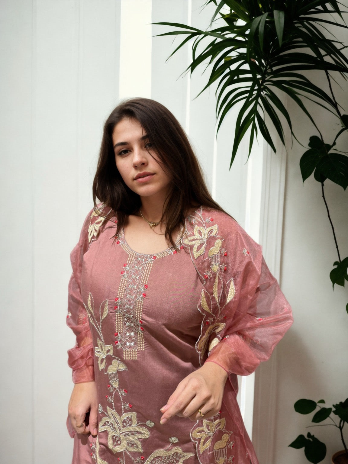 ✨ Noor-E-Nazaakat Embroidered Suit Set