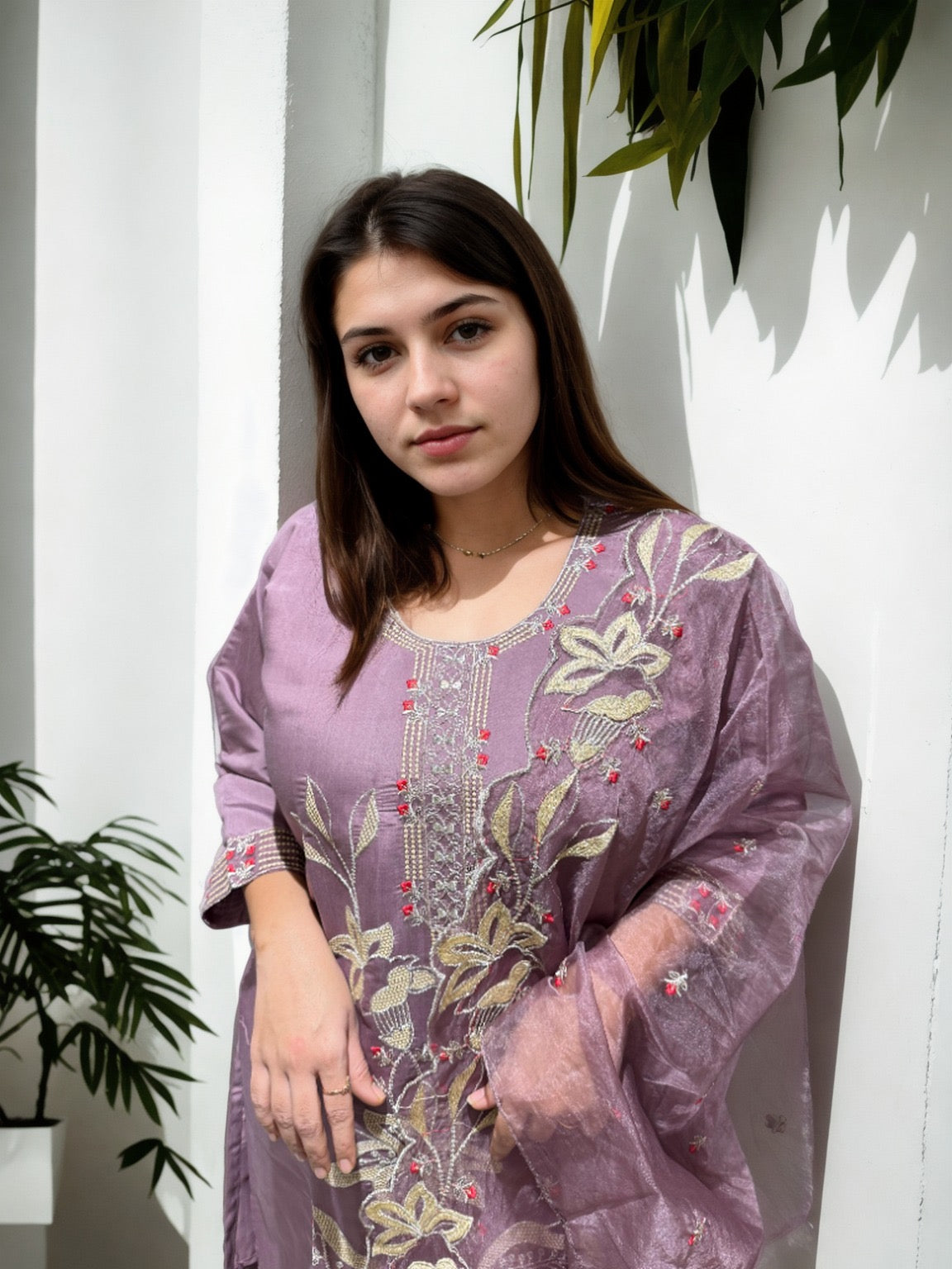 ✨ Noor-E-Nazaakat Embroidered Suit Set