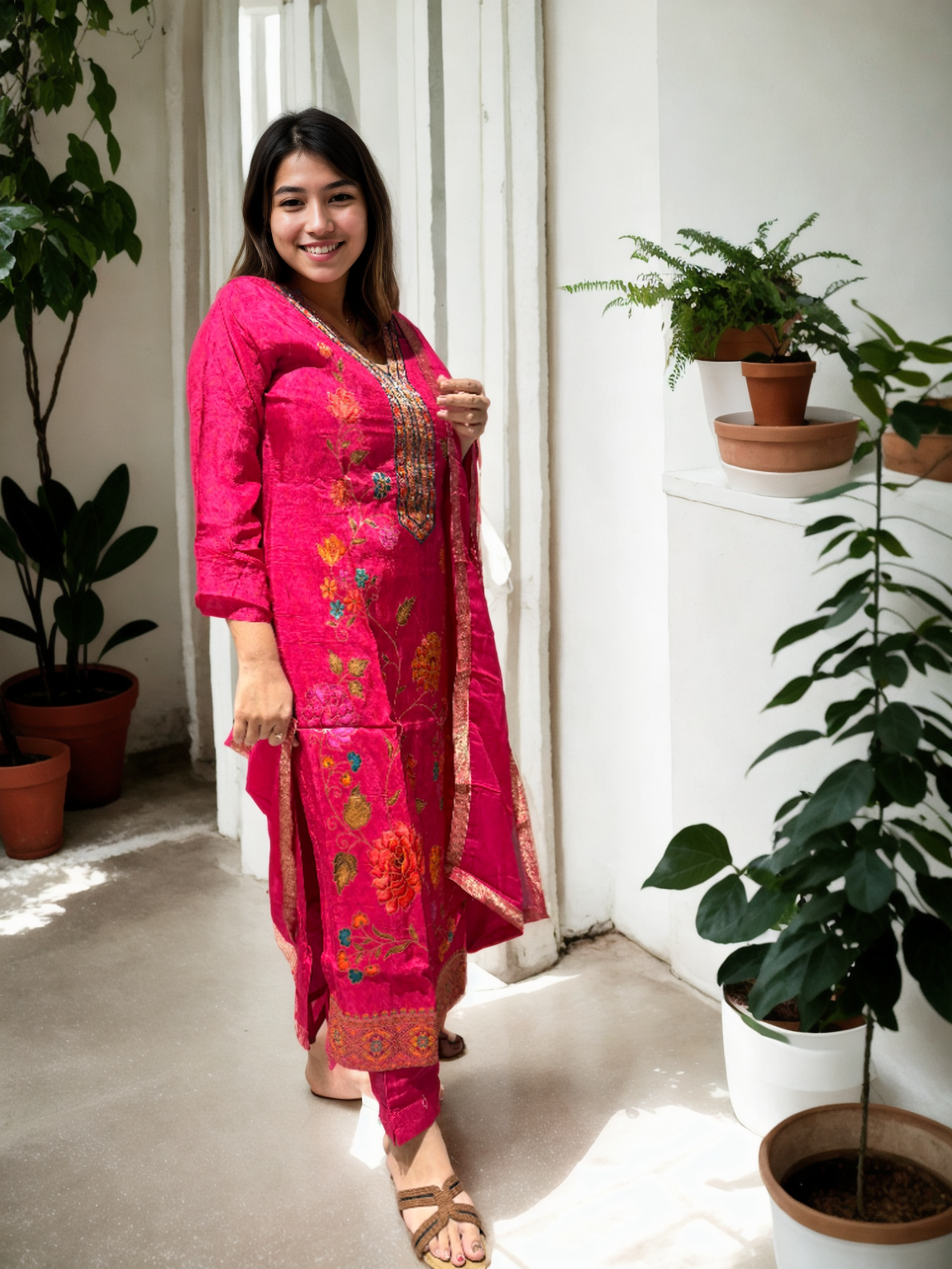 Gulabgarh Embroidered Silk Suit Set | Signature Collection
