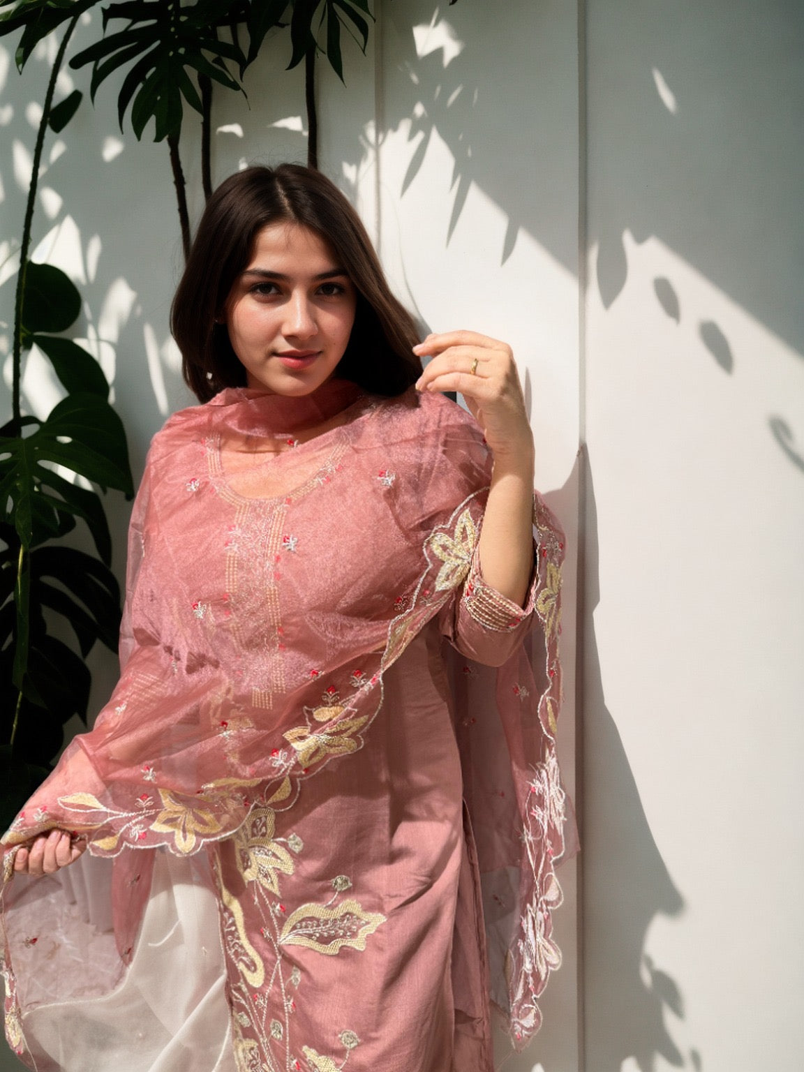 ✨ Noor-E-Nazaakat Embroidered Suit Set