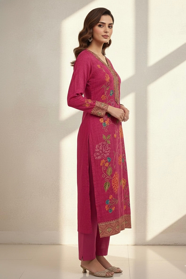 Gulabgarh Embroidered Silk Suit Set | Signature Collection