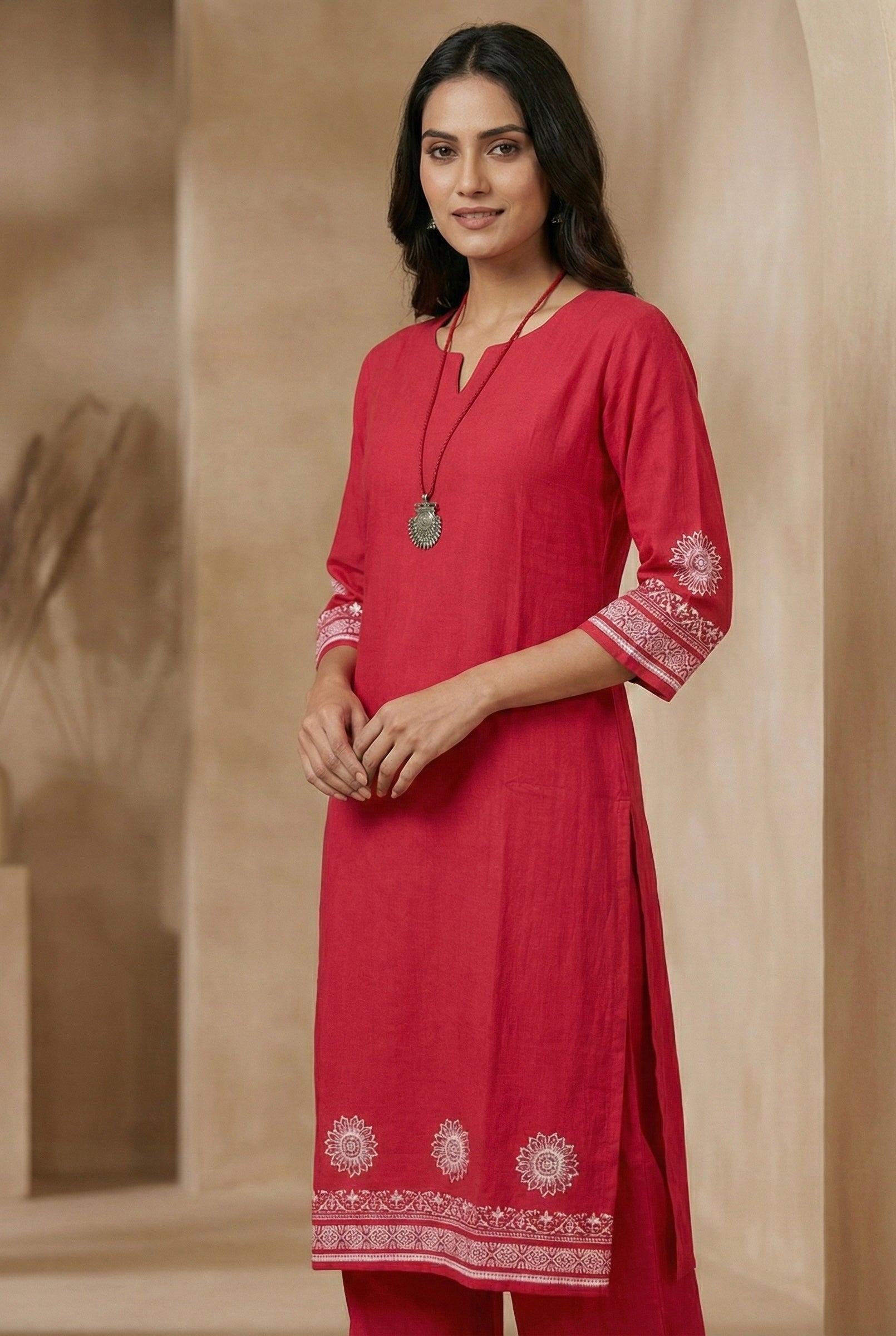 Cotton Silk Kurta Sets + Free Oxidized Accessory – Festive Deal!