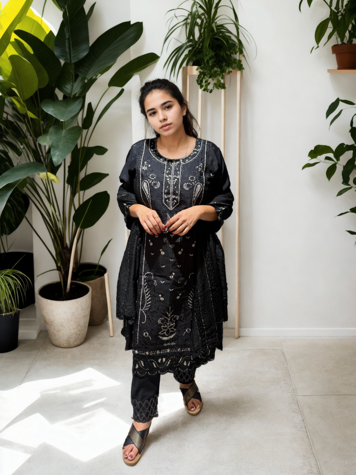 🌸 Pakistani Elegance in Roman Silk with Soft Naznin Jacquard Dupatta – 2 Colors 🌸