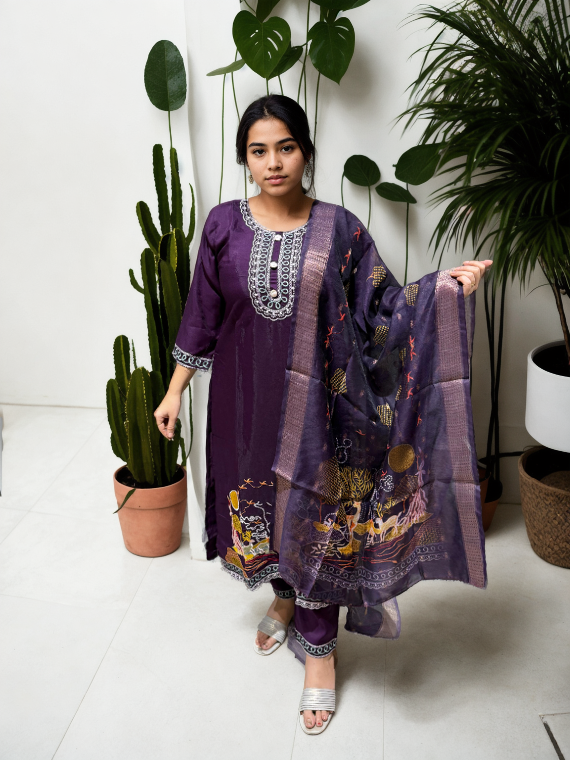 Forest Tapestry 3-Piece Suit Set