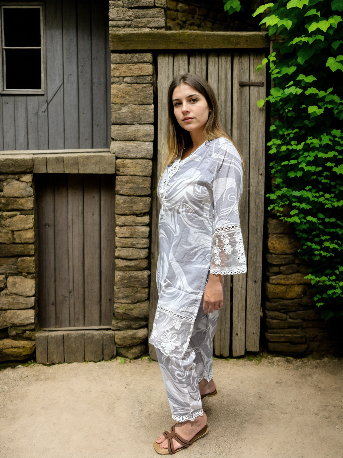 Moonwash Cotton Silk Co-ord Set