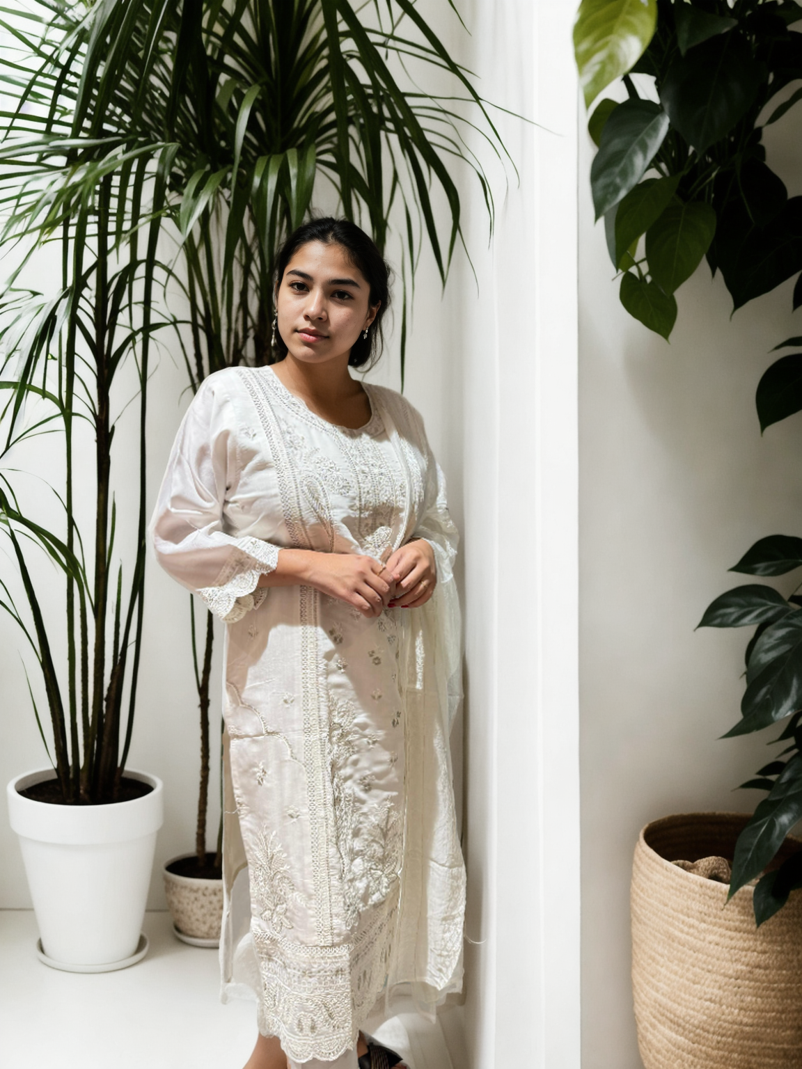 🌸 Pakistani Elegance in Roman Silk with Soft Naznin Jacquard Dupatta – 2 Colors 🌸