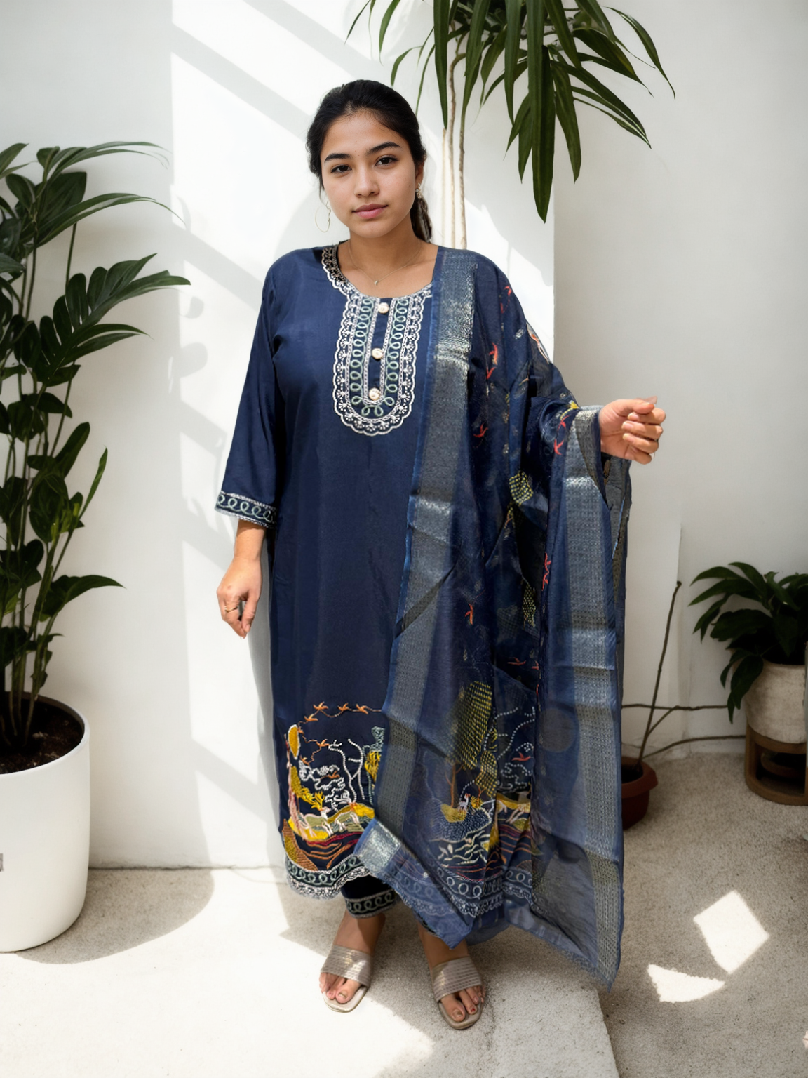 Forest Tapestry 3-Piece Suit Set