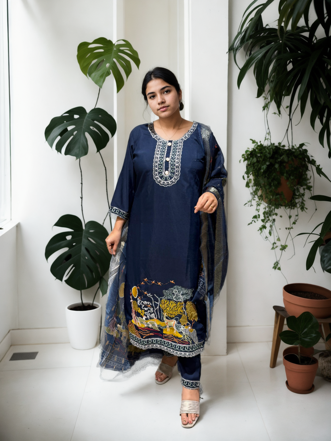 Forest Tapestry 3-Piece Suit Set