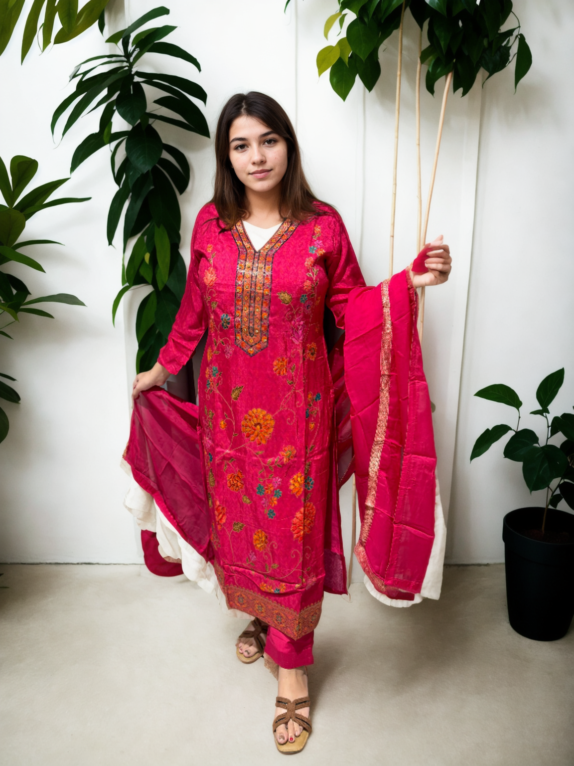 Gulabgarh Embroidered Silk Suit Set | Signature Collection